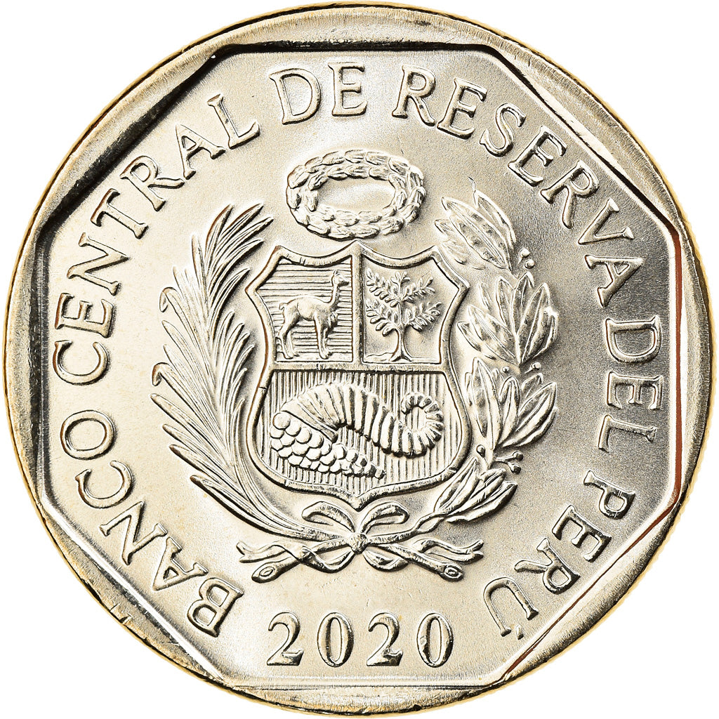 Monnaie, Pérou, Maria Parado de Bellido, Sol, 2020, SPL, Nickel-brass
