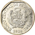 Moneda, Perú, Maria Parado de Bellido, Sol, 2020, SC, Níquel - latón