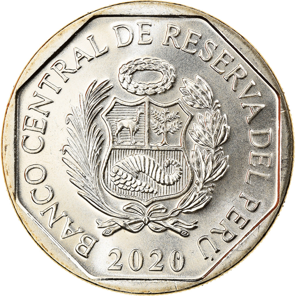 Münze, Peru, Heroinas Toledo, Sol, 2020, UNZ, Nickel-brass