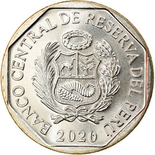 Münze, Peru, Heroinas Toledo, Sol, 2020, UNZ, Nickel-brass