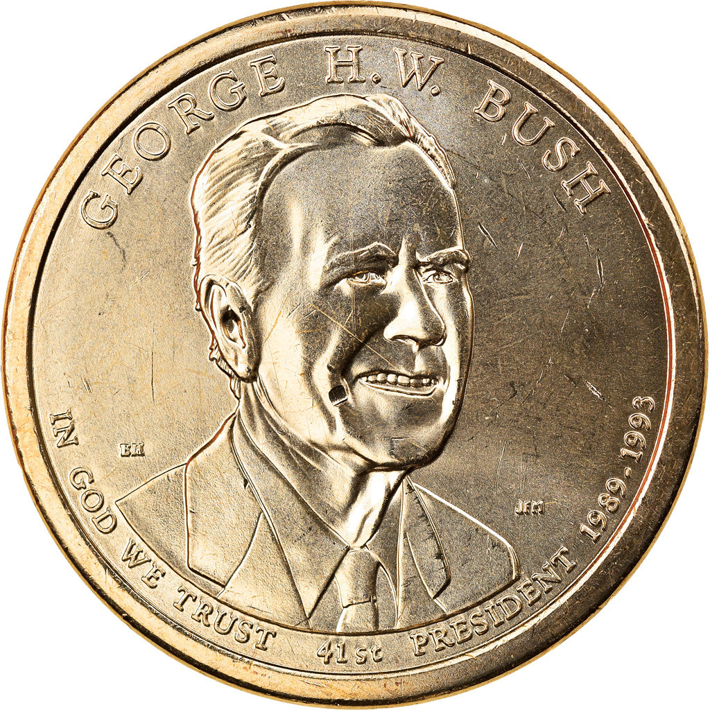 Coin, United States, George H. W. Bush, Dollar, 2020, Philadelphia, MS(63)