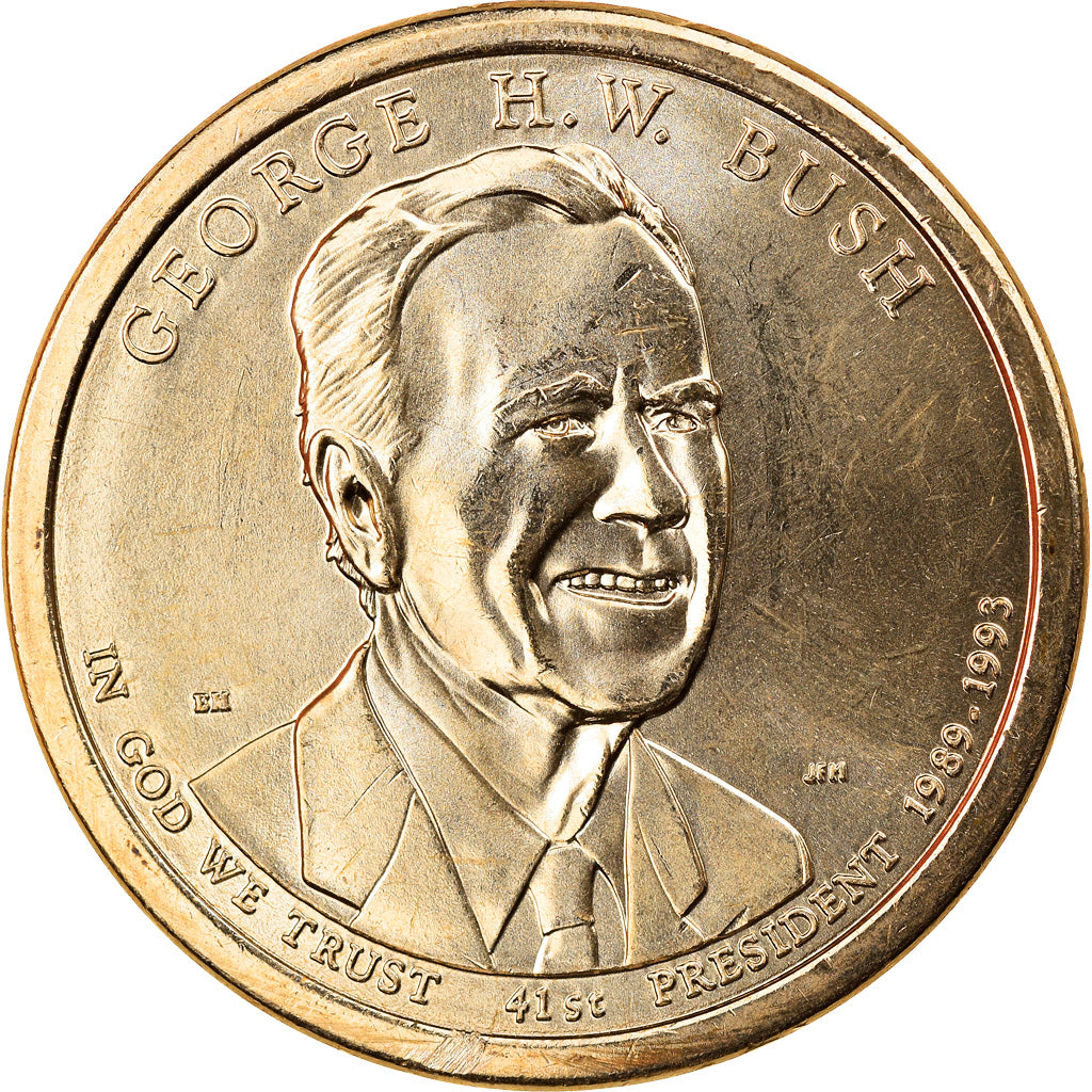 Coin, United States, George H. W. Bush, Dollar, 2020, Philadelphia, MS(63)