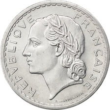 Monnaie, France, Lavrillier, 5 Francs, 1945, SPL, Aluminium, KM:888b.1