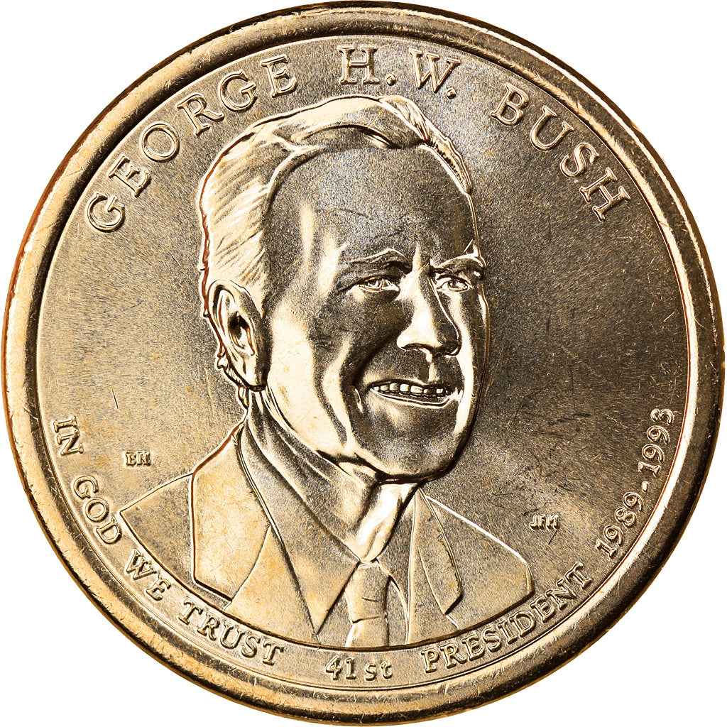 Monnaie, États-Unis, George H. W. Bush, Dollar, 2020, Denver, SPL
