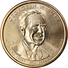 Coin, United States, George H. W. Bush, Dollar, 2020, Denver, MS(63)