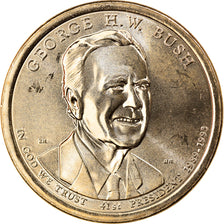 Coin, United States, George H. W. Bush, Dollar, 2020, Denver, MS(63)