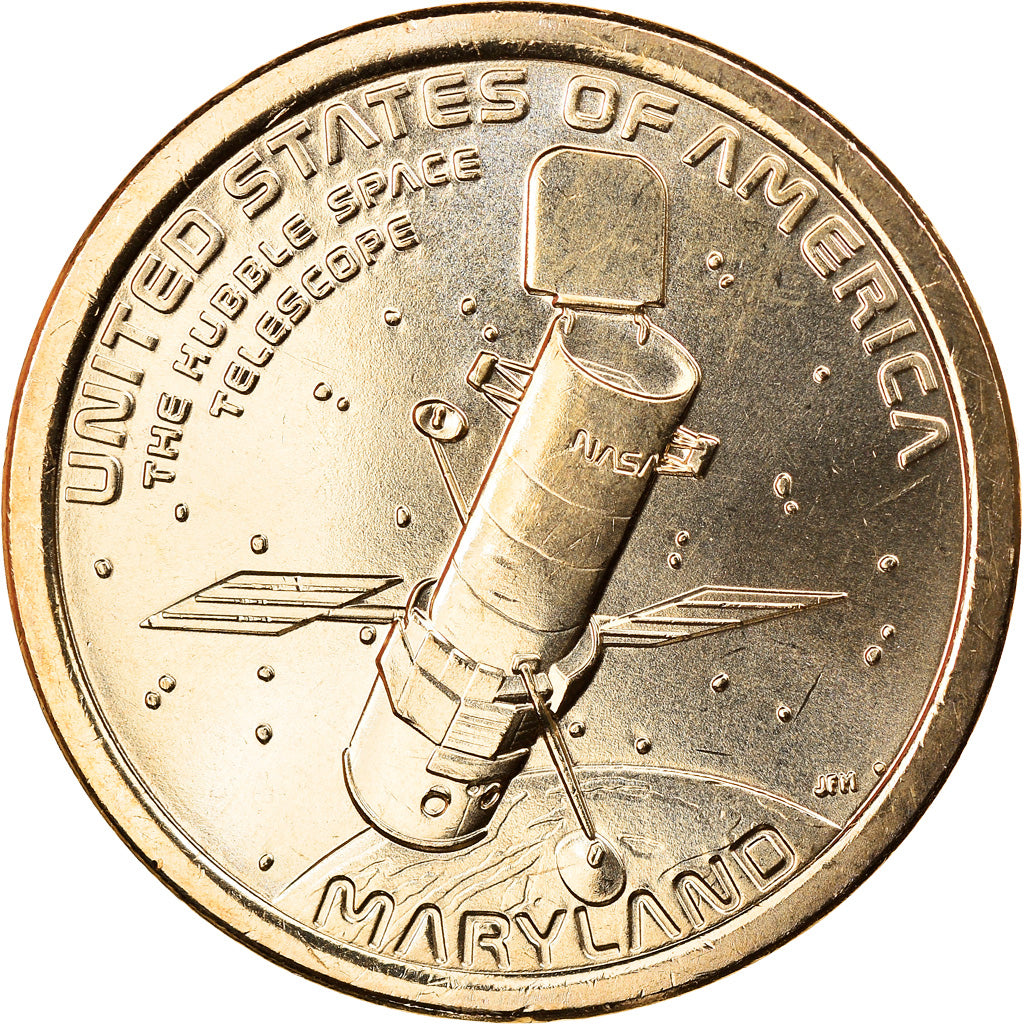 Coin, United States, Télescope Hubble Maryland Innovation, Dollar, 2020