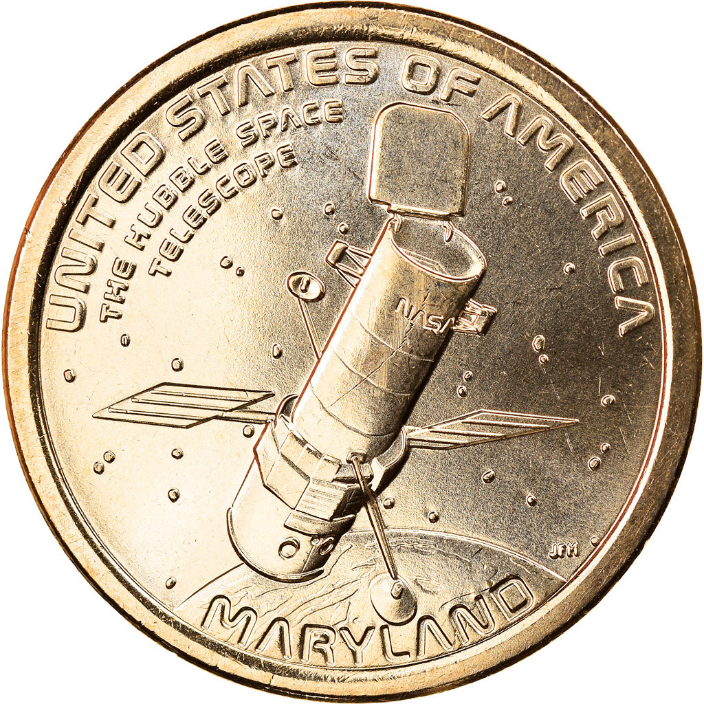 Coin, United States, Télescope Hubble Maryland Innovation, Dollar, 2020