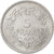 Monnaie, France, Lavrillier, 5 Francs, 1945, Beaumont le Roger, SUP, Aluminium