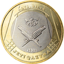 Monnaie, Kazakhstan, AQYL BILIM, 100 Tenge, 2020, SPL, Bi-Metallic