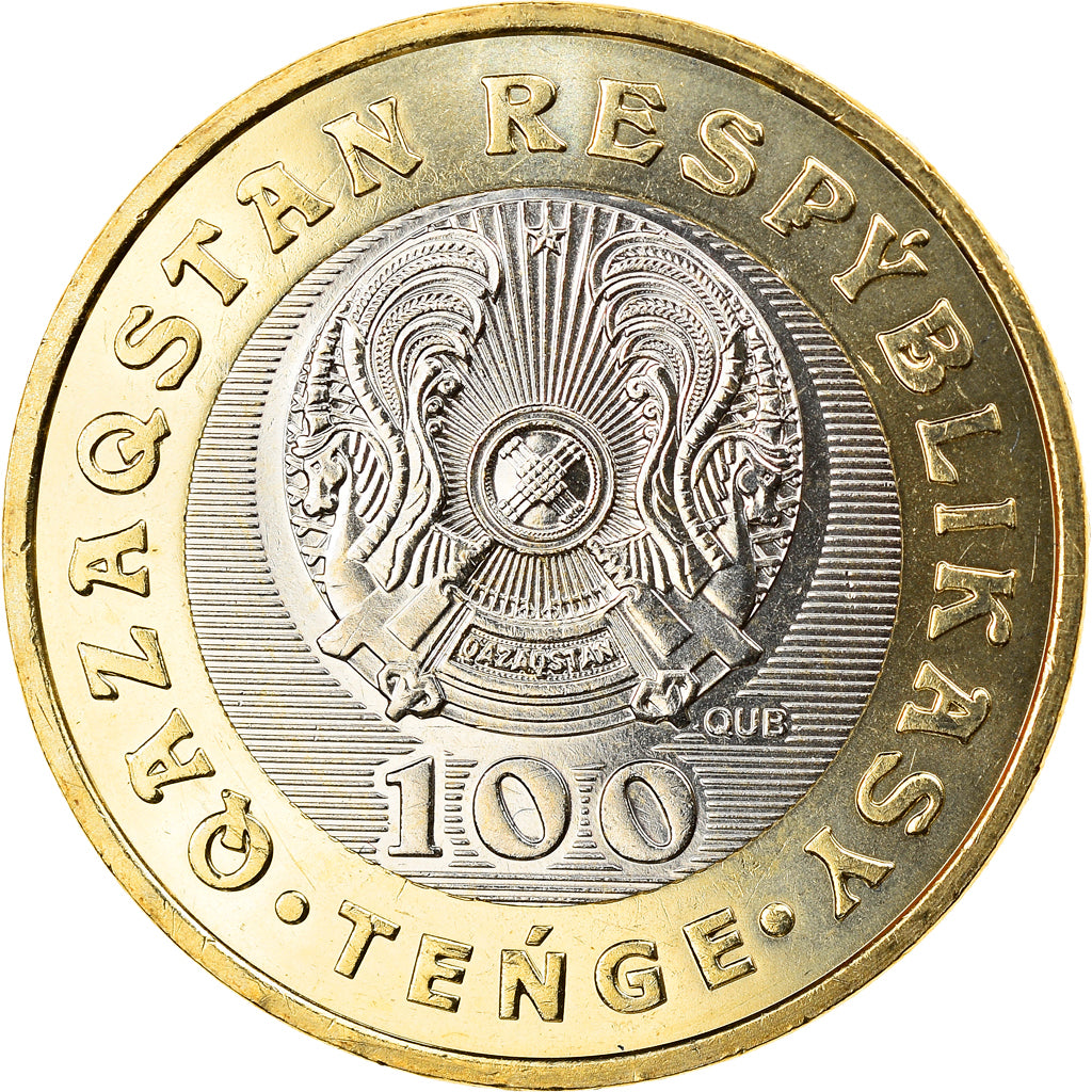 Monnaie, Kazakhstan, AQYL BILIM, 100 Tenge, 2020, SPL, Bi-Metallic