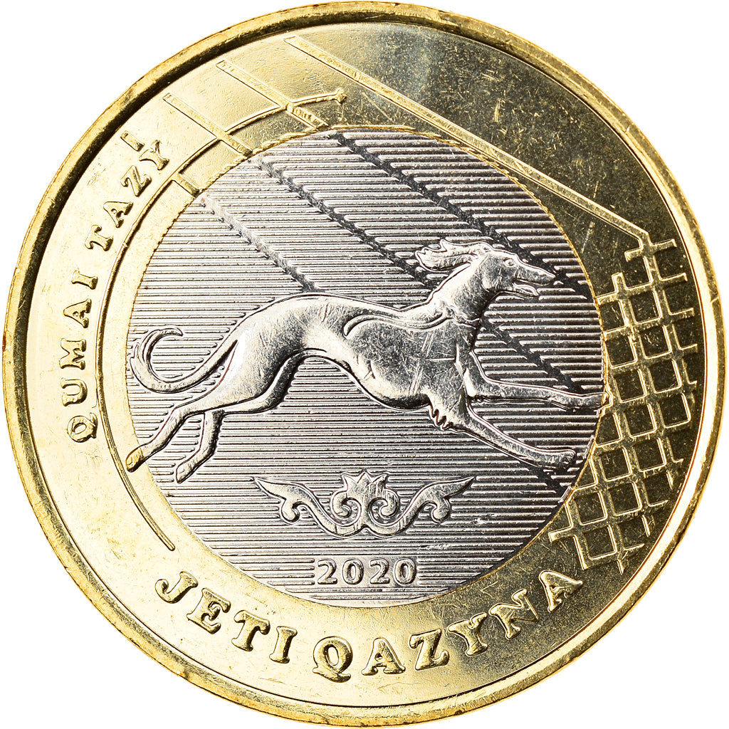 Coin, Kazakhstan, QUMAI TAZY, 100 Tenge, 2020, MS(63), Bi-Metallic