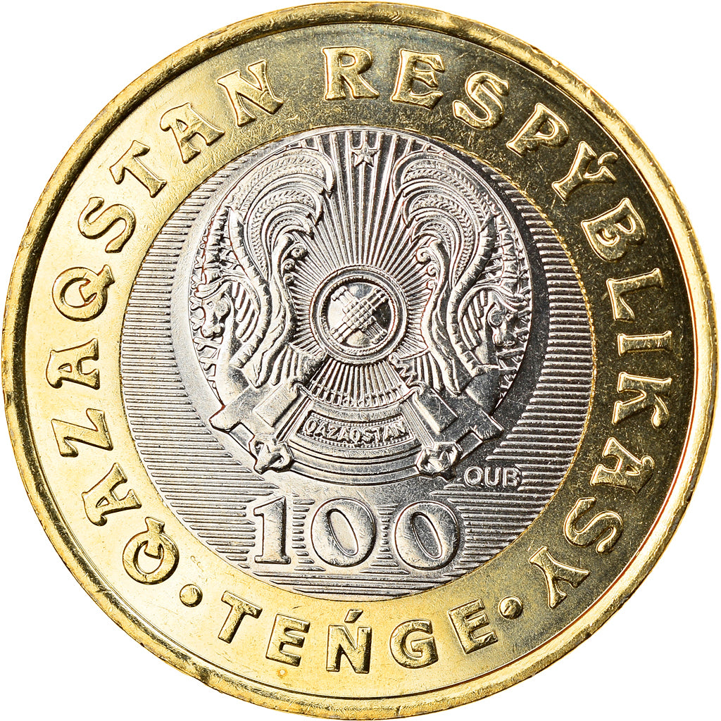 Coin, Kazakhstan, QUMAI TAZY, 100 Tenge, 2020, MS(63), Bi-Metallic