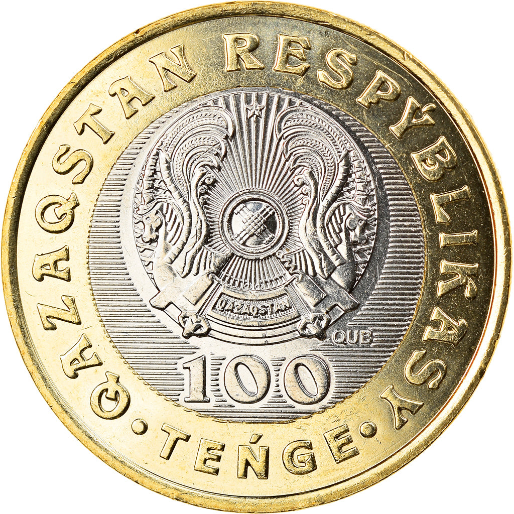 Coin, Kazakhstan, QUMAI TAZY, 100 Tenge, 2020, MS(63), Bi-Metallic