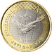 Coin, Kazakhstan, QYRAN BURKIT, 100 Tenge, 2020, MS(63), Bi-Metallic