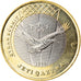 Coin, Kazakhstan, QYRAN BURKIT, 100 Tenge, 2020, MS(63), Bi-Metallic