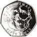 Coin, Gibraltar, Christmas, 50 Pence, 2020, MS(63), Cupro-nickel
