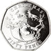 Coin, Gibraltar, Christmas, 50 Pence, 2020, MS(63), Cupro-nickel