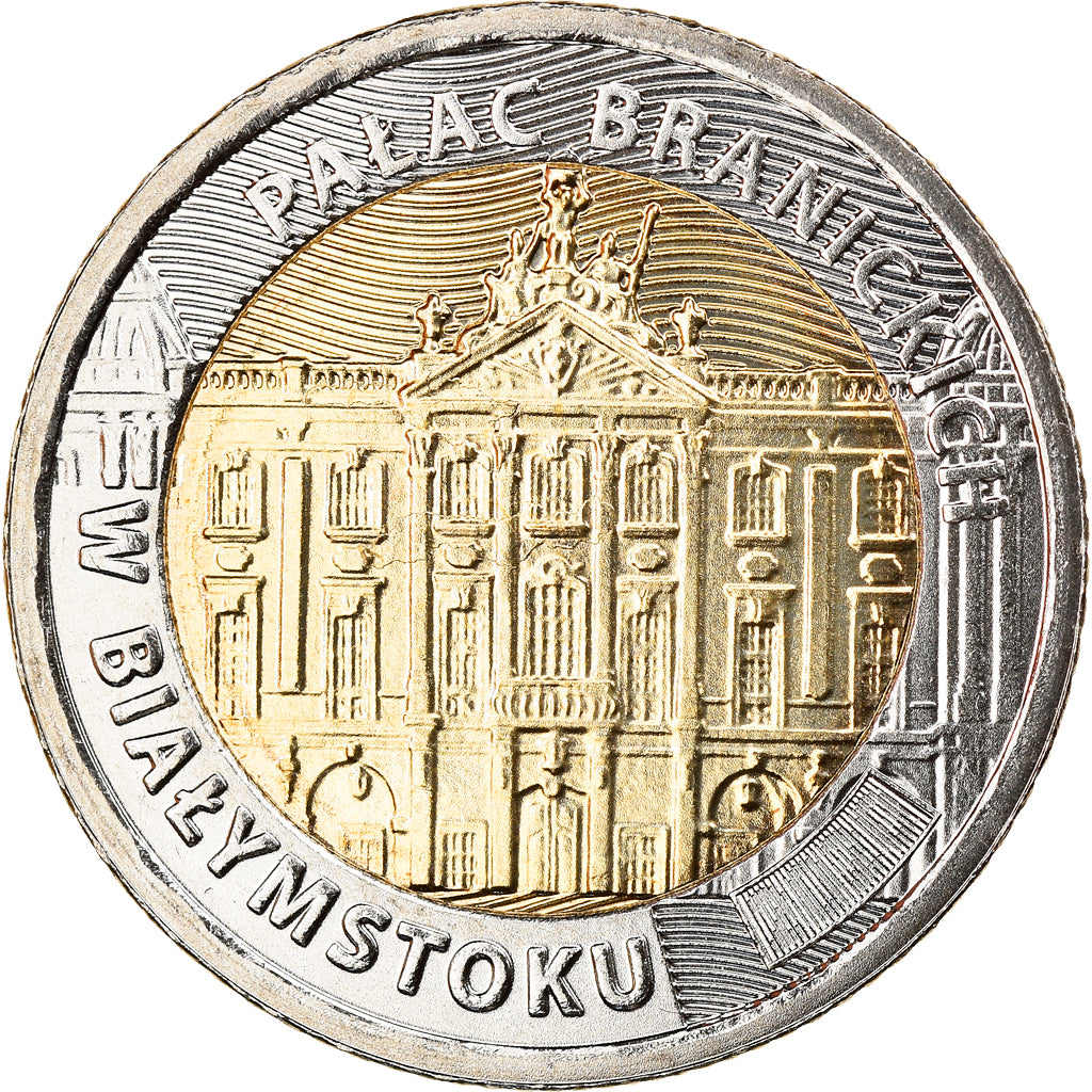 Münze, Polen, Byalistok, 5 Zlotych, 2020, UNZ, Bi-Metallic