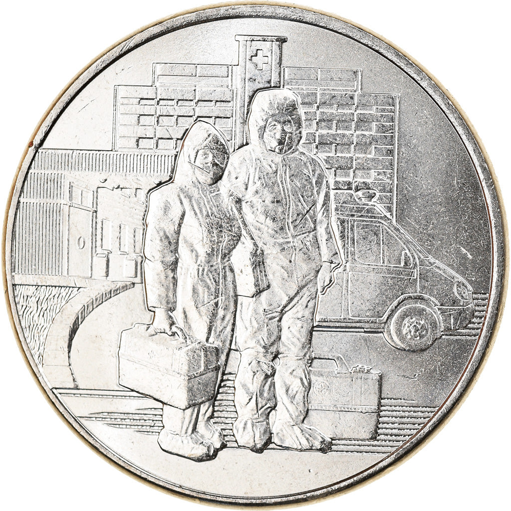 Coin, Russia, Health personnel, 25 Roubles, 2020, MS(63), Cupro-nickel