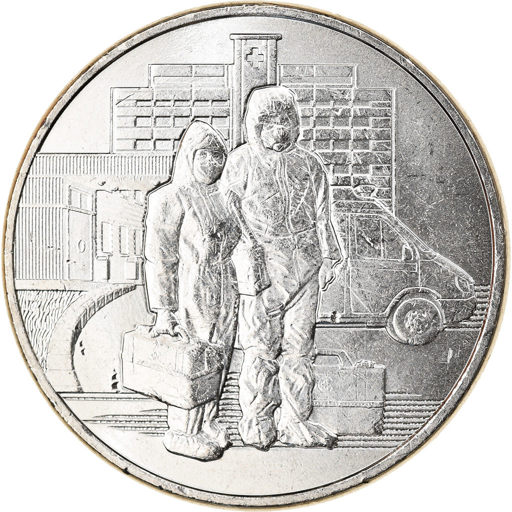 Coin, Russia, Health personnel, 25 Roubles, 2020, MS(63), Cupro-nickel