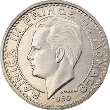 Coin, Monaco, Rainier III, 100 Francs, Cent, 1950, EF(40-45), Copper-nickel
