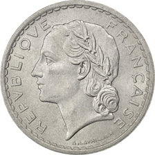 FRANCE, Lavrillier, 5 Francs, 1950, Paris, KM #888b.1, AU(55-58), Aluminum, 31,.