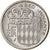 Coin, Monaco, Rainier III, 1/2 Franc, 1975, EF(40-45), Nickel, KM:145