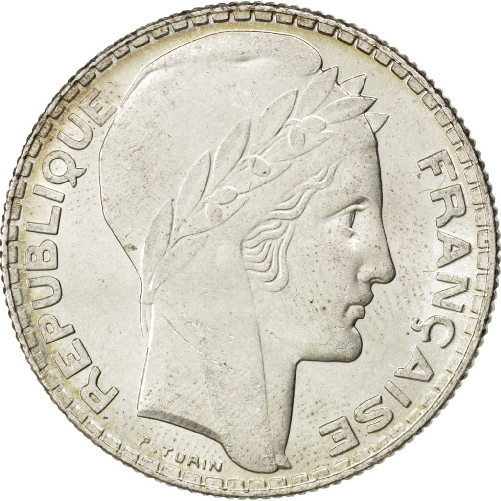 IIIème République, 10 Francs Turin 1938, KM 878