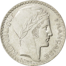 Moneta, Francja, Turin, 20 Francs, 1933, MS(63), Srebro, KM:879, Gadoury:852