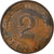 Coin, GERMANY - FEDERAL REPUBLIC, 2 Pfennig, 1968, Hambourg, EF(40-45), Copper
