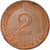 Moneta, GERMANIA - REPUBBLICA FEDERALE, 2 Pfennig, 1980, Karlsruhe, BB, Acciaio
