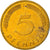 Monnaie, République fédérale allemande, 5 Pfennig, 1989, Hambourg, TTB, Brass