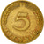 Munten, Federale Duitse Republiek, 5 Pfennig, 1967, Stuttgart, ZF, Brass Clad