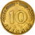 Moneta, Niemcy - RFN, 10 Pfennig, 1949, Stuttgart, EF(40-45), Mosiądz powlekany