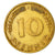 Coin, GERMANY - FEDERAL REPUBLIC, 10 Pfennig, 1966, Hambourg, EF(40-45), Brass