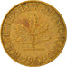 Coin, GERMANY - FEDERAL REPUBLIC, 10 Pfennig, 1967, Karlsruhe, EF(40-45), Brass