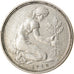 Moneda, ALEMANIA - REPÚBLICA FEDERAL, 50 Pfennig, 1950, Hambourg, MBC, Cobre -
