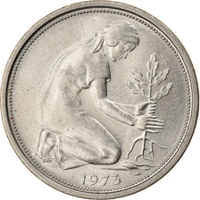 Münze, Bundesrepublik Deutschland, 50 Pfennig, 1973, Munich, VZ, Copper-nickel
