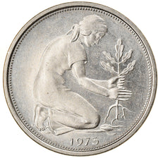 Monnaie, République fédérale allemande, 50 Pfennig, 1973, Hambourg, SUP