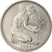 Coin, GERMANY - FEDERAL REPUBLIC, 50 Pfennig, 1981, Hambourg, AU(55-58)