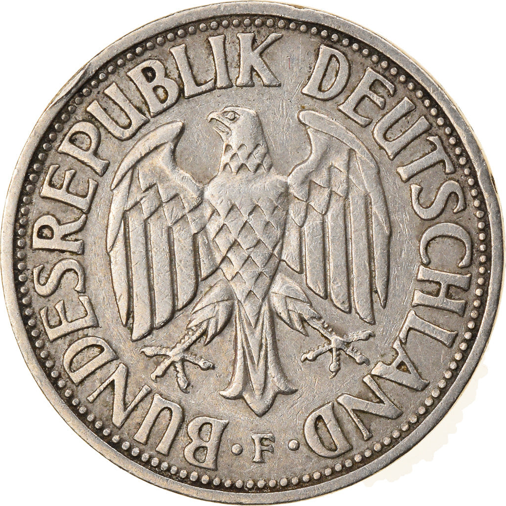 Moneta, GERMANIA - REPUBBLICA FEDERALE, Mark, 1950, Stuttgart, BB, Rame-nichel