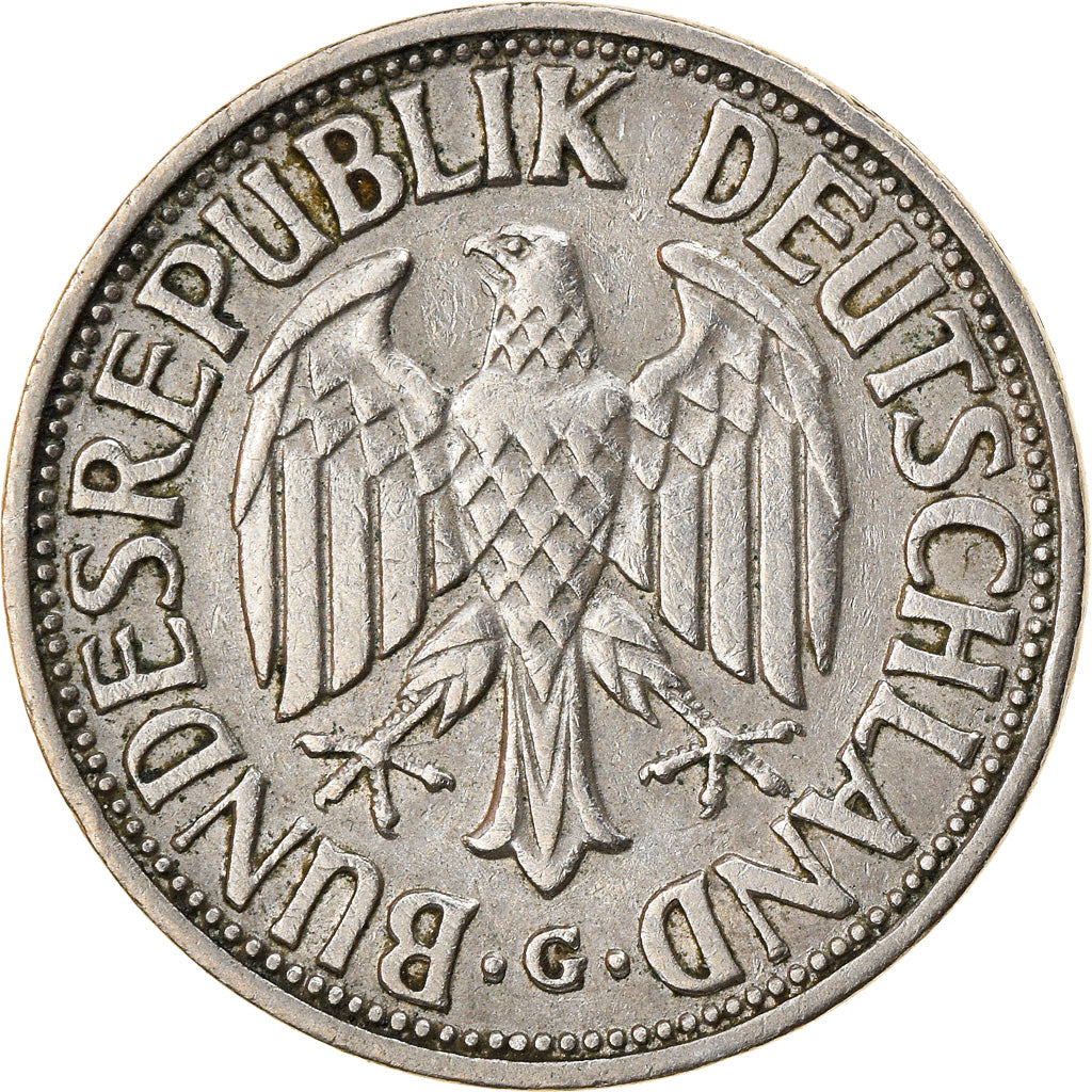 Moeda, ALEMANHA - REPÚBLICA FEDERAL, Mark, 1950, Karlsruhe, EF(40-45)