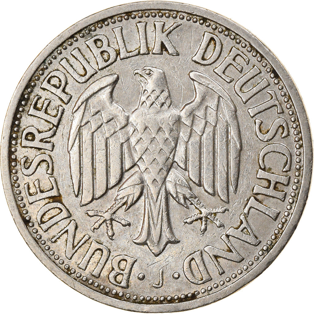 Moeda, ALEMANHA - REPÚBLICA FEDERAL, Mark, 1950, Hambourg, EF(40-45)