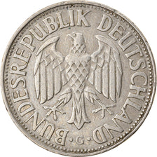 Coin, GERMANY - FEDERAL REPUBLIC, Mark, 1954, Karlsruhe, EF(40-45)
