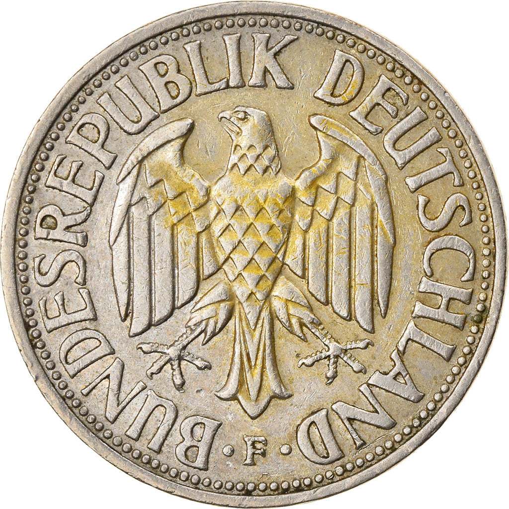 Moneta, GERMANIA - REPUBBLICA FEDERALE, Mark, 1955, Stuttgart, BB, Rame-nichel