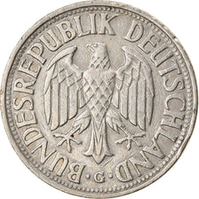 Coin, GERMANY - FEDERAL REPUBLIC, Mark, 1955, Karlsruhe, EF(40-45)