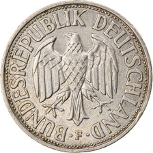 Moneta, GERMANIA - REPUBBLICA FEDERALE, Mark, 1955, Stuttgart, BB, Rame-nichel
