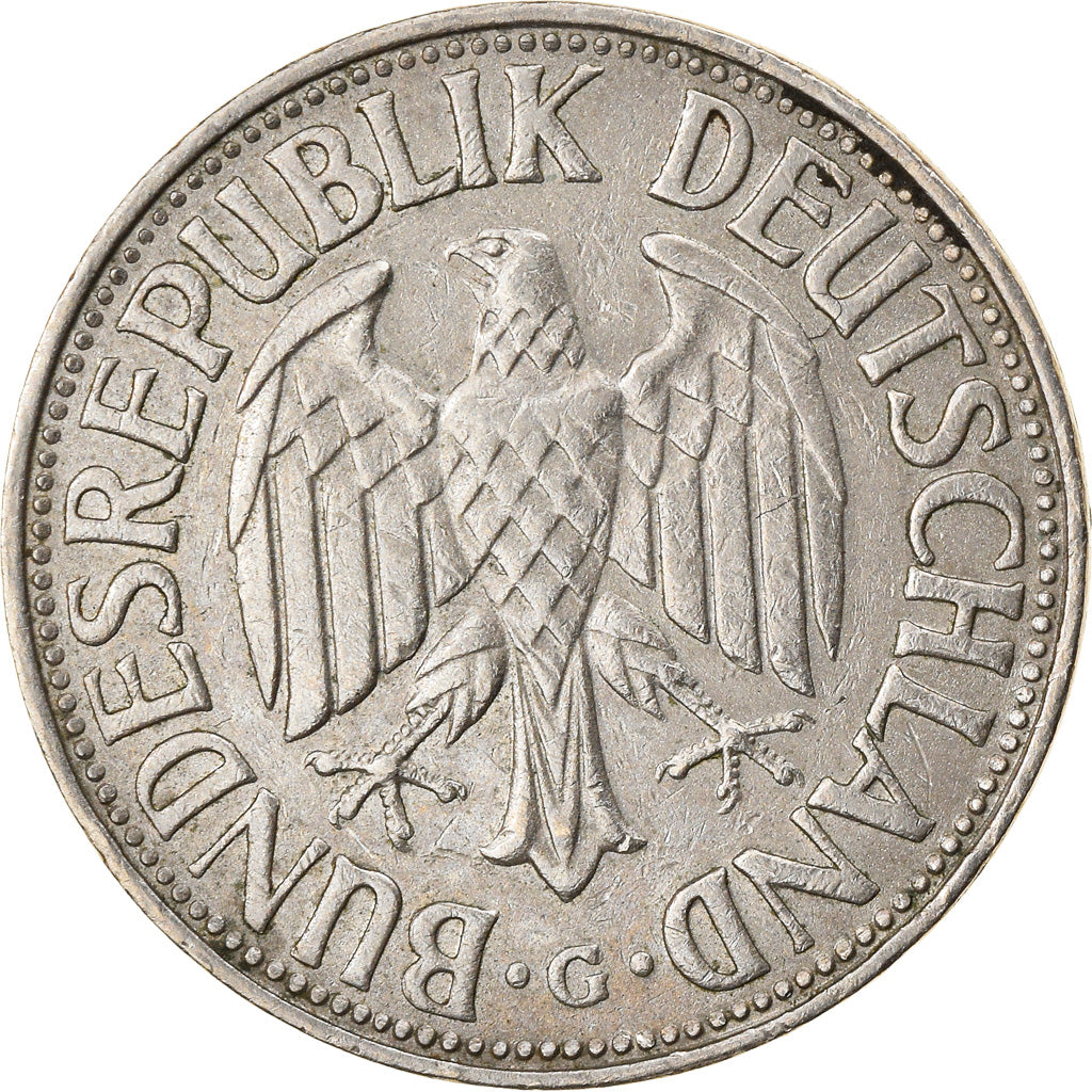 Moeda, ALEMANHA - REPÚBLICA FEDERAL, Mark, 1959, Karlsruhe, EF(40-45)