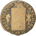 Francia, Sol aux balances françoise, Sol, 1793, Lyon, B, Bronzo, KM:619.5, G...